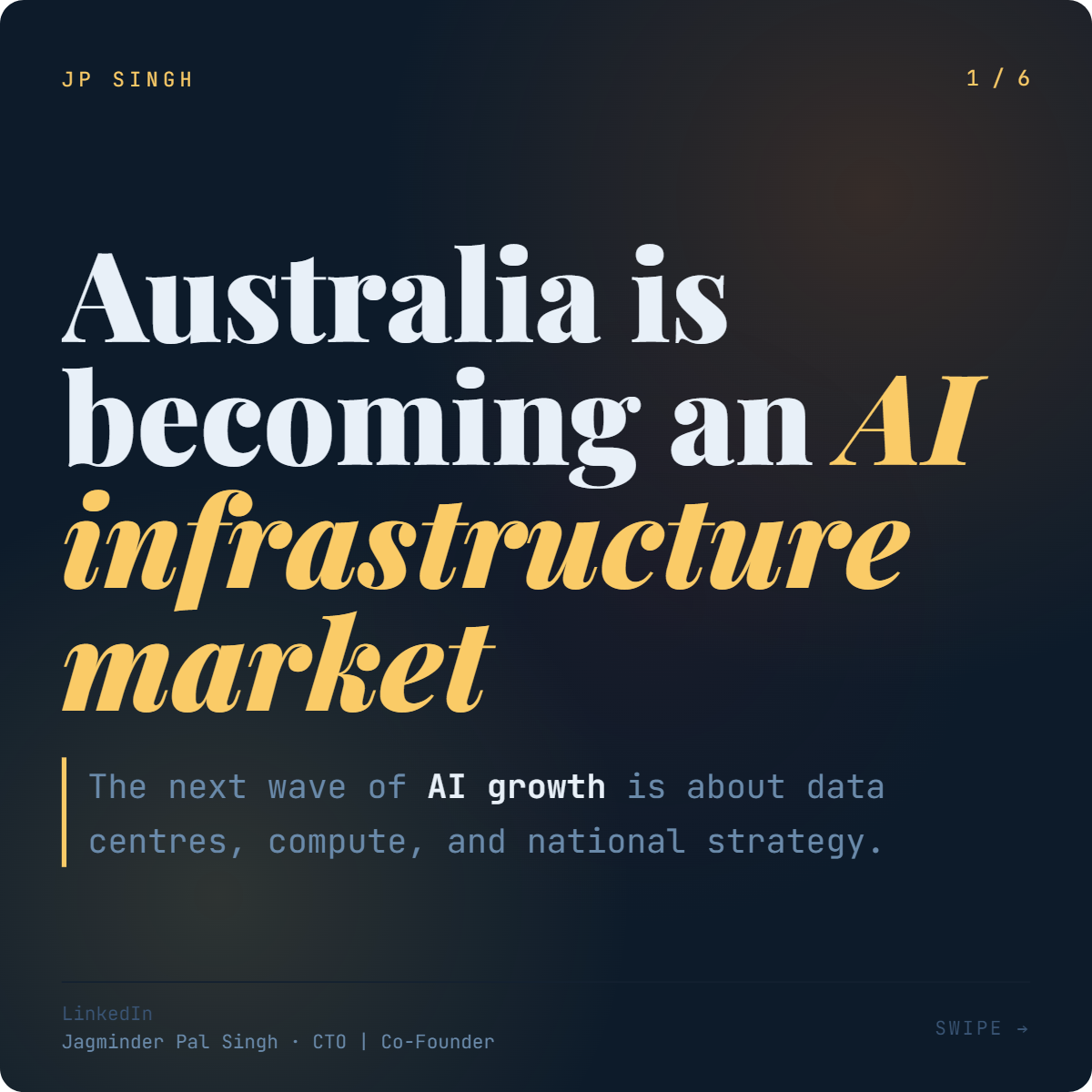 Australia's AI Infrastructure Push